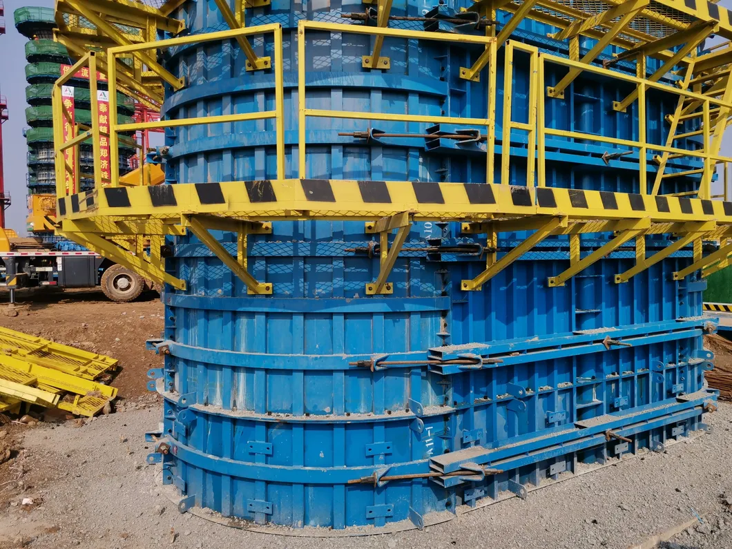 High Quality Steel Formwork Manufacturer Concrete Casting Shaped Pier Column Formwork