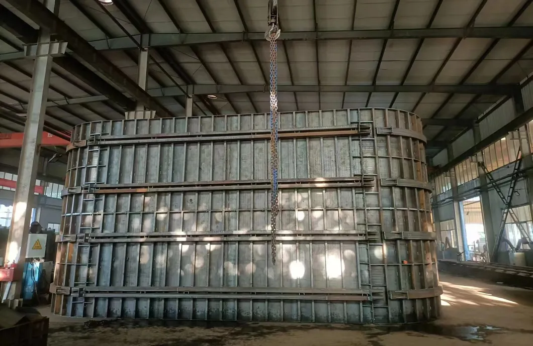 High Quality Steel Formwork Manufacturer Concrete Casting Shaped Pier Column Formwork